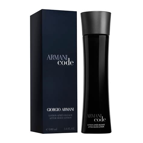 armani code black aftershave.